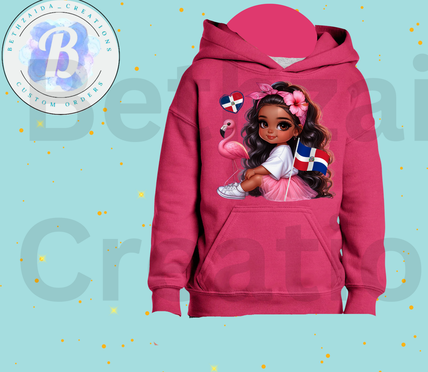 Personalized Kid Hoodies no string