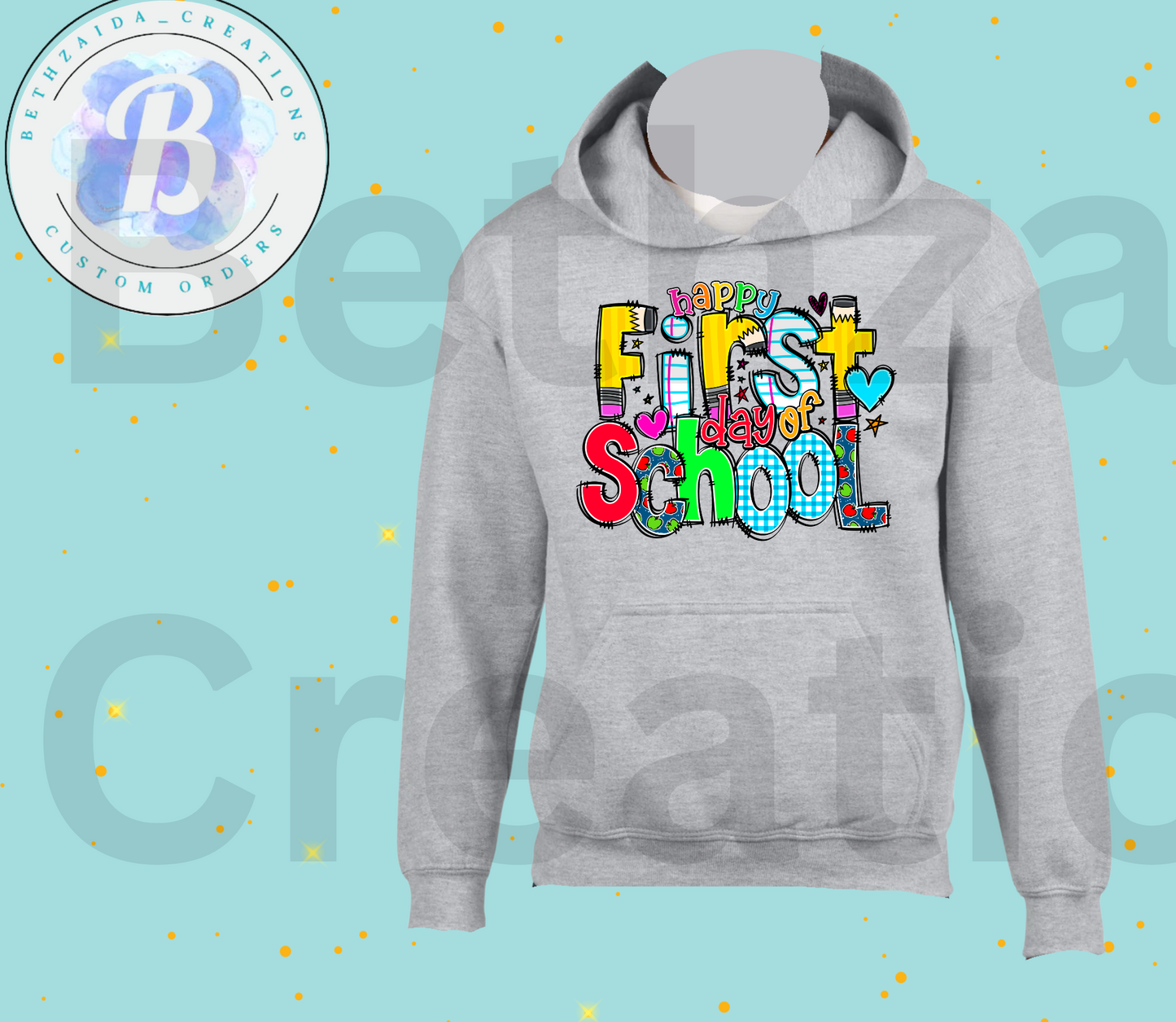 Personalized Kid Hoodies no string